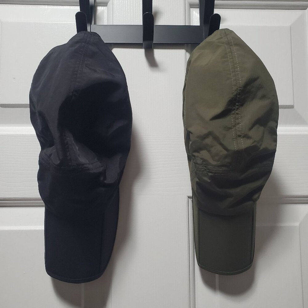 UPF 50 Nylon Baseball Caps with XL Foldable Bills